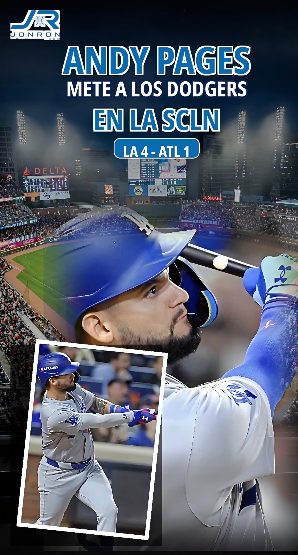Andy Pages mete a los Dodgers en la SCLN al vencer 4x1 a los Bravos